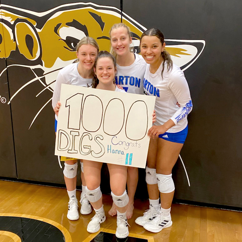 🚨 ICYMI 🚨

Congrats Hanna Miller!

Last night surpassed the 1000 career dig mark (1006) - just the 3rd Cougar in program history &amp; currently holds the 7th &amp; 8th best single season digs

Fun Fact #2: Teammate Mylena Testoni now 4th in career digs (917)
#GoBarton #NJCAAVolleyball