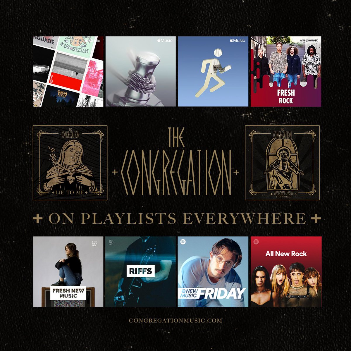 🤘🎶 WEEK ONE SUPPORT 🤘🎶

Thank you to our amazing DSP partners for helping elevate our new music! Stream “Soundtrack to the End of the World” wherever you consume music and don’t forget to add it to your favourite playlist!

Listen: rgk.lnk.to/Soundtrack