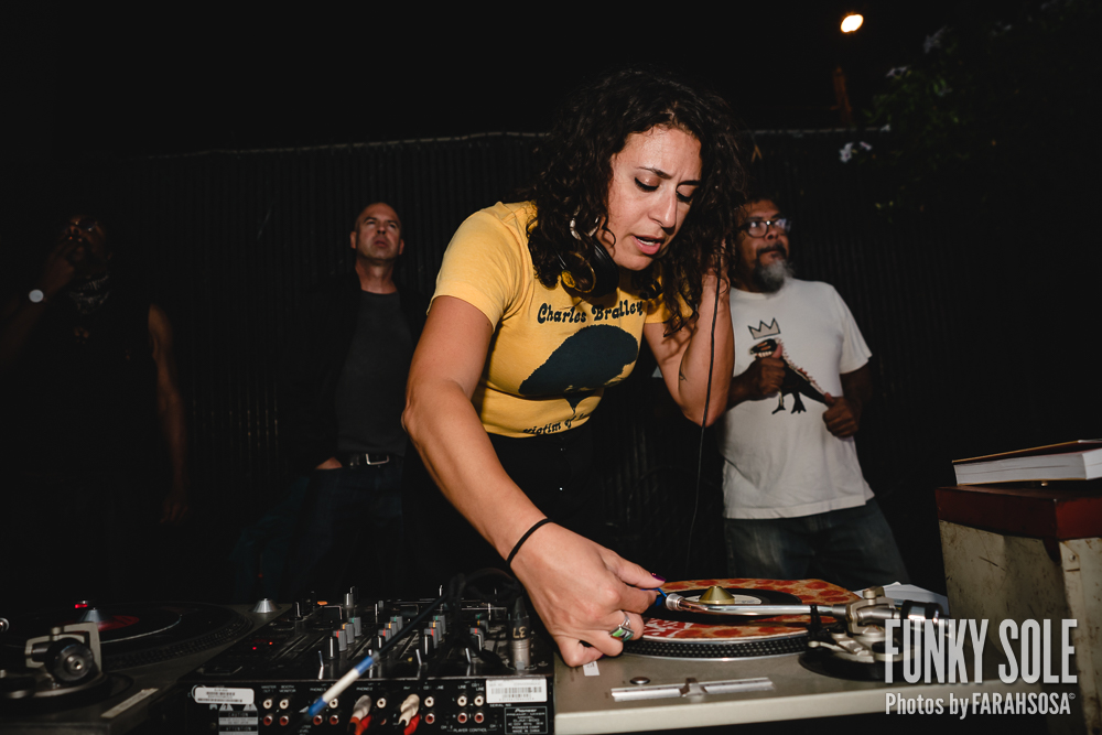 farahsosa's tweet photo. #tbt to last month with @JessicaLipsky spinning at @Funky_Sole on it's last few Saturdays at @TheEchoLA 🎶
#FunkySole takes the party to @elcidsunset Friday Oct 29 ⏺️🌐
And also, check out Jessica's book "It Ain't Retro" https://t.co/QAgOnqySww