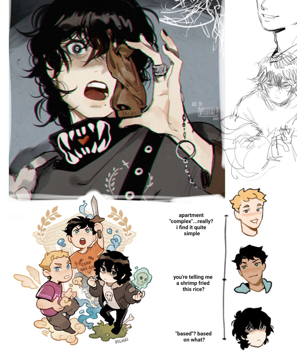 Xiao Tong 🦋 CTC on Twitter: "[percy jackson] some nico doodles again  https://t.co/2tXCdP4lQs" / Twitter