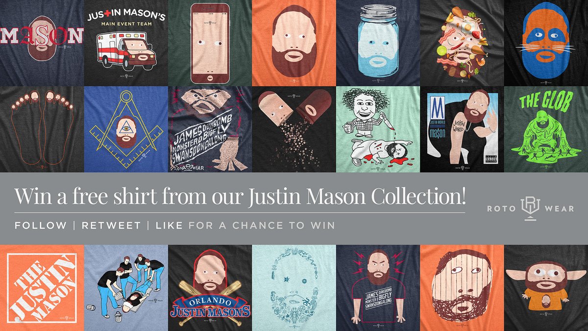 FREE 👕 GIVEAWAY!

✅ FOLLOW
🔄 RETWEET
❤️ LIKE

For a chance to win a free shirt from our Justin Mason collection!

rotowear.com/collections/th…

⏳ Winner announced 10/20