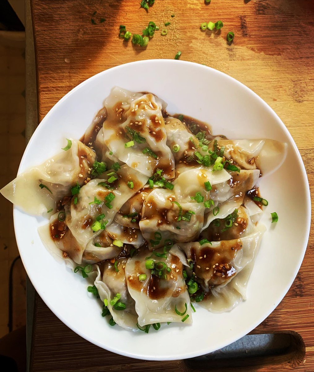 DallisLASchlitz's tweet photo. On damp chilly days on the west coast of Canada I attempted to make โdumplingsโ and succeeded! #homefoodie #dumplingmaking https://t.co/eV8rCSMSBr