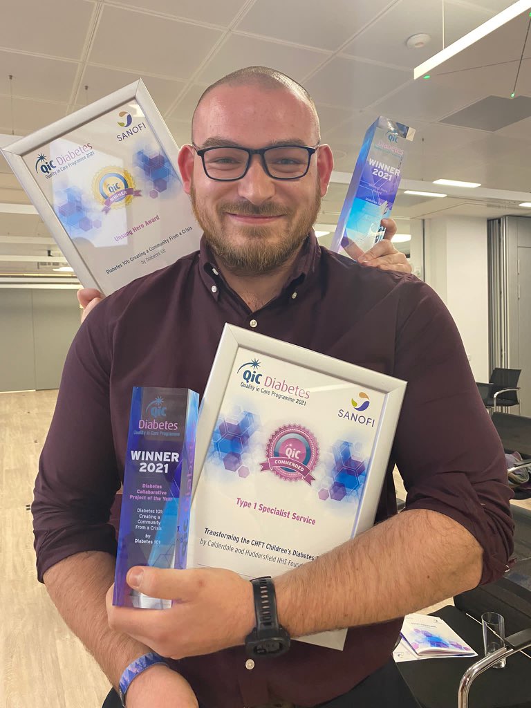 Totally over the moon to commended for work with <a href="/CHFT_PaedsDiab/">CHFT Child Diabetes</a> 
And 
Winning 2 award with <a href="/_diabetes101/">Team Diabetes 101</a> !
What a night!