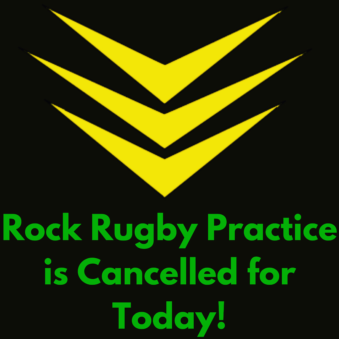 Due to bad weather, the practice fields are closed today.
