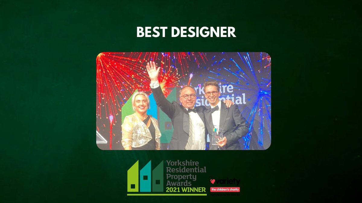 And our final award - Best Designer of the Year is won by Bramhall Blenkarn Leonard. Big thanks to sponsor <a href="/YorkshirePost/">The Yorkshire Post</a> #VarietyYRPA