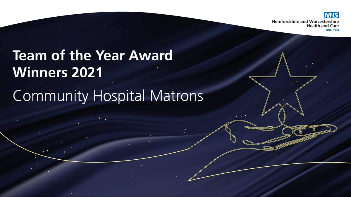This year’s Team of the Year Award goes to our Community Hospital Matrons. Congratulations! A big shout out to the Recruitment Team and OAMH Hospital at Home Team who were also shortlisted. #HWHCTAwards