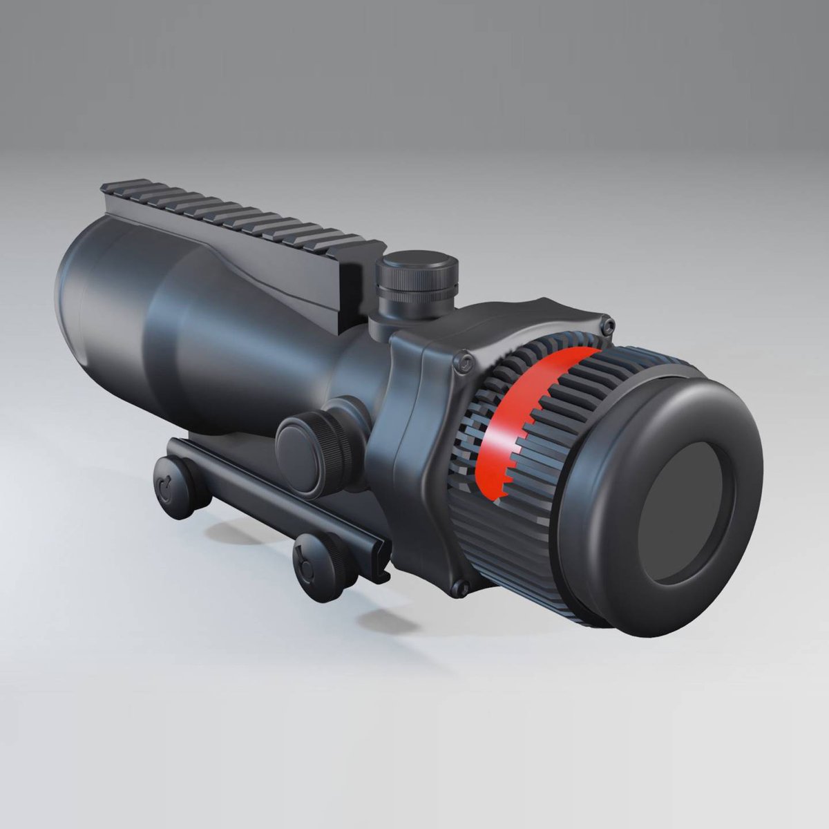 davidguti_bcn's tweet image. Modelado 3d de mira telescópica Trijicon 6x48 /// Trijicon 6x48 3d modelling #rendering  #motionprocess #art3d #3d #blender #blender3d #blendertutorial #blendercentral #blenderart 
#rendering #rendering3d #art3d #3d #blender #blender3d #blendercommunity #blendercentral