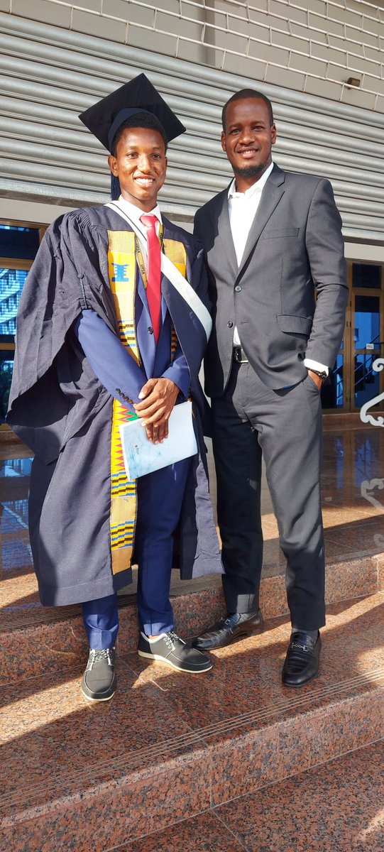 UmaruSanda's tweet photo. Today is one of my proudest days in life. 4 years ago, I was driving my father to visit his brother at Katamansu near Ashaiman when a gentleman emerged from the bushes brandishing the WASSCE results of his junior brother. I screamed in excitement when I saw the As on the paper. https://t.co/2634duLa1b