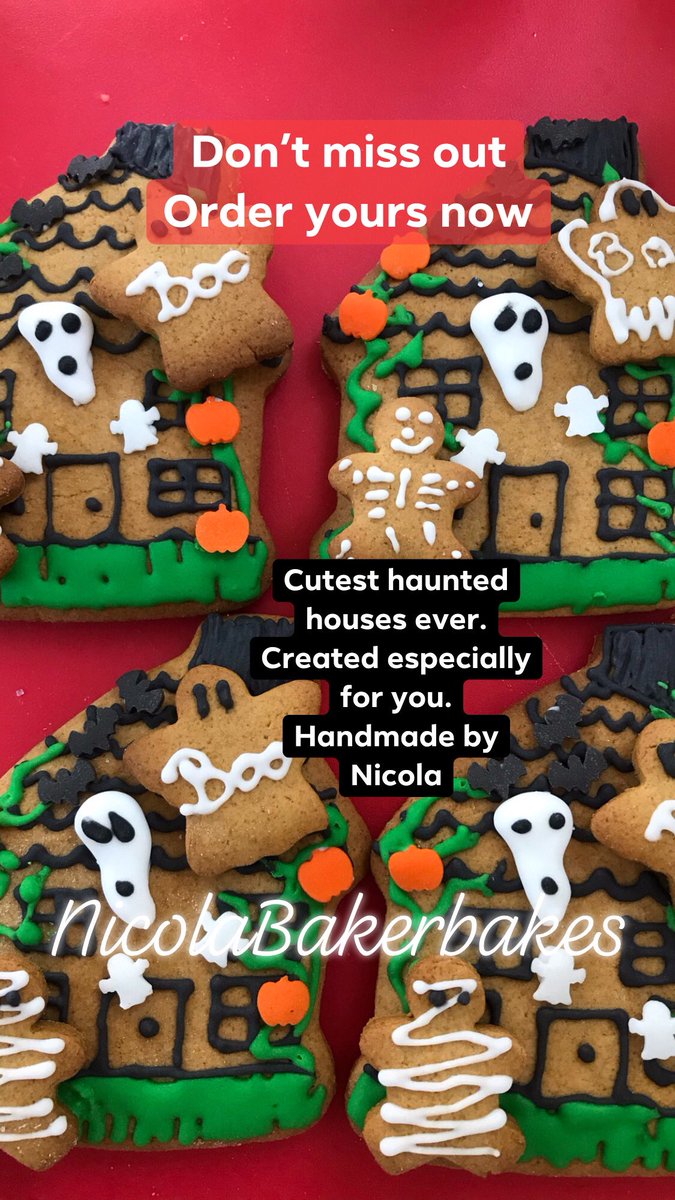 BunnyBakerBake1's tweet photo. Haunted house for super cute Hallowe’en treats. #hauntedhouse #halloween #gingerbread #gingerbreaddreams #handmadeinhenley #handmadebynicola #nicolabakerbakes #henley #baker #baking #GBBO @LoveHenleyInfo @henleystandard @BBCBerkshire @HoTBunnyBaker @BritishBakeOff @HouseofHenley https://t.co/frpcb1qg75