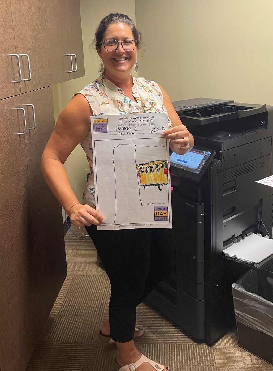 SuncoastCGLR's tweet photo. The Attendance Awareness Poster Contest is wrapping up. Schools have voted for their favorites...@AMcNaryTPF + @karnoldTPF are handling logistics, and SCGLR is looking forward to sharing the winning posters soon 🙌🏾 
➡️https://t.co/KztehBZpyf   #MakeEveryDayALearningDay @duda_beth https://t.co/6OEYGOWfGN