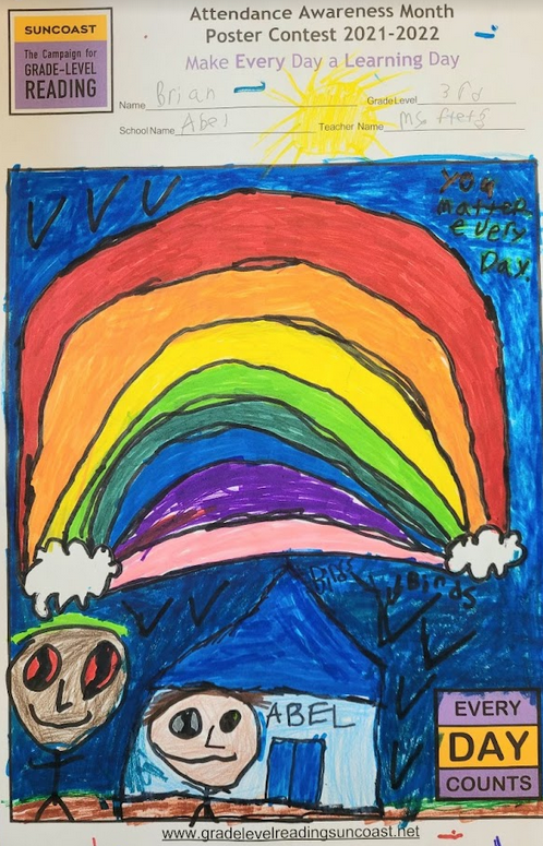 SuncoastCGLR's tweet photo. The Attendance Awareness Poster Contest is wrapping up. Schools have voted for their favorites...@AMcNaryTPF + @karnoldTPF are handling logistics, and SCGLR is looking forward to sharing the winning posters soon 🙌🏾 
➡️https://t.co/KztehBZpyf   #MakeEveryDayALearningDay @duda_beth https://t.co/6OEYGOWfGN