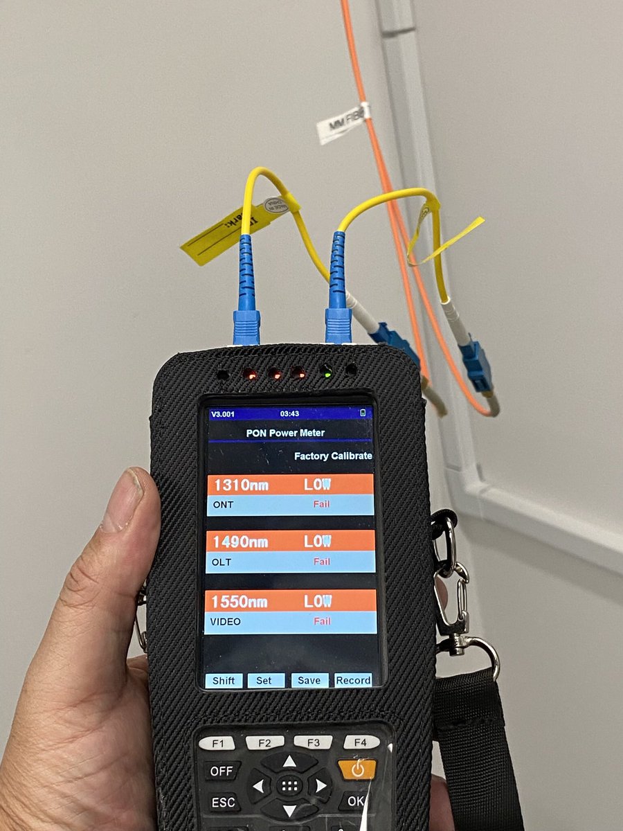 IntelliH's tweet image. Fiber troubleshooting.