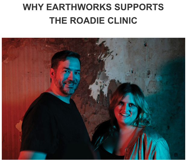 Wanted to give a shoutout to 
<a href="/EarthworksAudio/">Earthworks Audio</a>  for raising awareness about The Roadie Clinic. t.e2ma.net/message/kmi5ju…