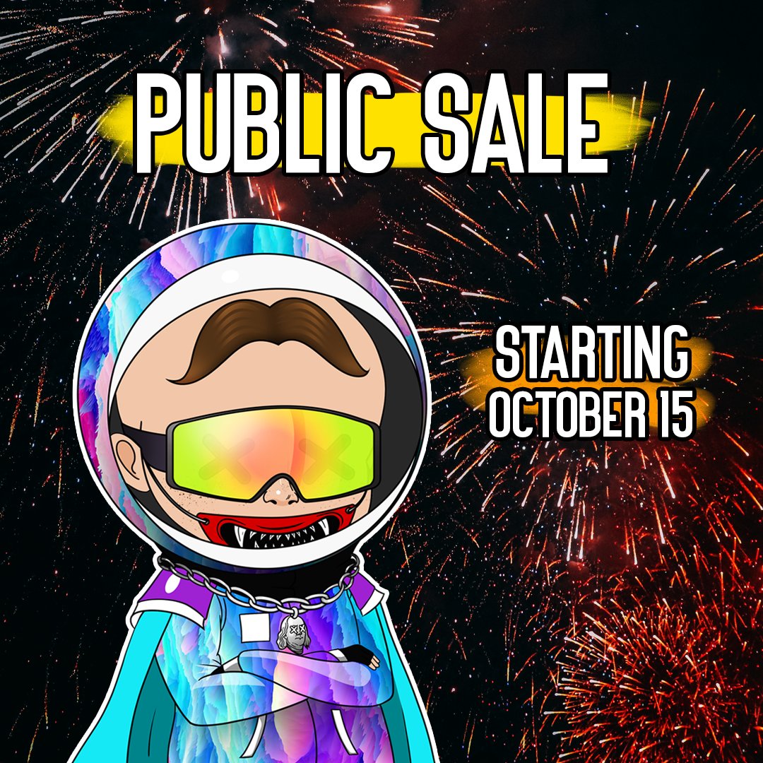 AstroBabiesNFT's tweet image. @AstroBabiesNFT would like to thank Everyone on a Successful Pre-Sale!🚀🚀

The Time has Come! 

PUBLIC SALE WILL COMMENCE 
FRIDAY OCTOBER 15th at 12PM EST!!!💥

For more details on the PUBLIC SALE, please visit ASTRO BABIES Discord 👇👇
discord.gg/9nSUbGPcmw
#Solana #NFT