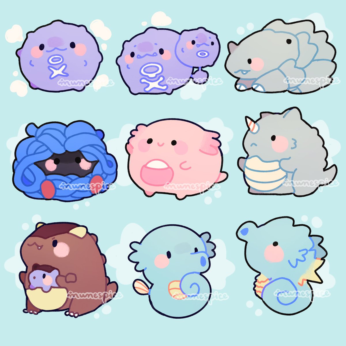 munespice's tweet image. more pals! #pokemon