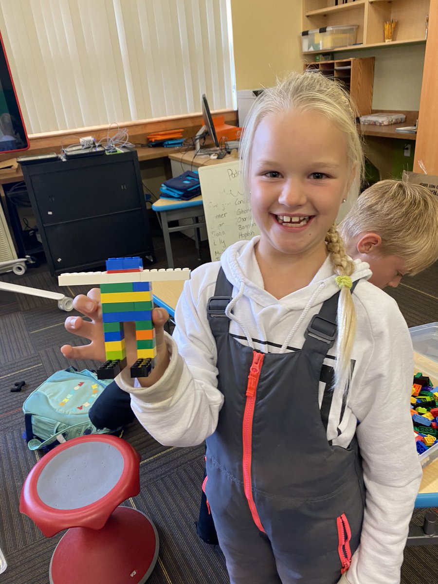 Miss_Seifert's tweet photo. Lego Club Warm-Up Challenge: build Miss Seifert. 😁 https://t.co/1fxnij0cqe