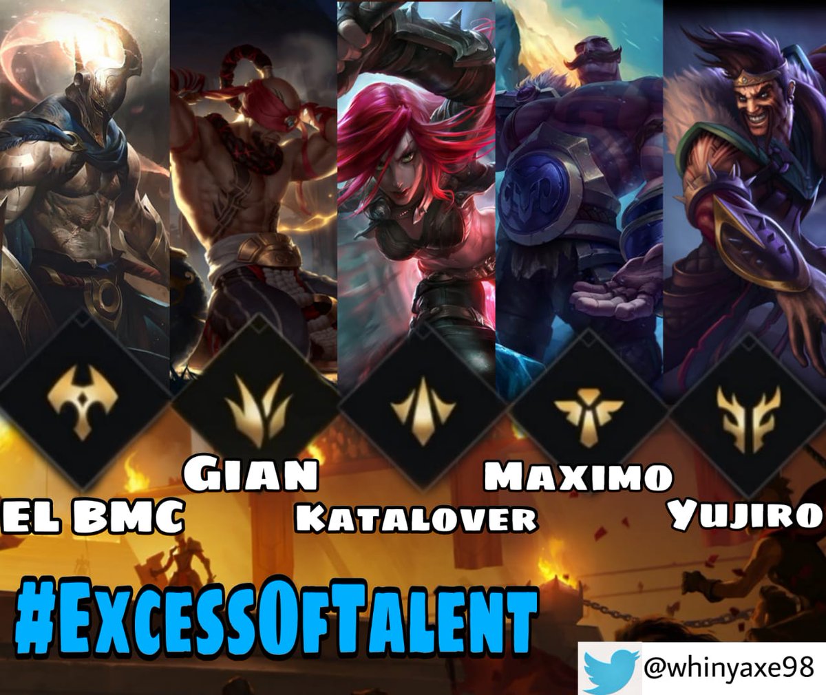 Hola a todos el equipo de Excess of Talent se encuentra buscando organización para representar en wild rift

Contamos con:
Experiencia en el competitivo
Jugadores en ELO de Maestro a Challenger
Staff con Manager y Coach
Con buen nombre en la comunidad
Accesibilidad de horario