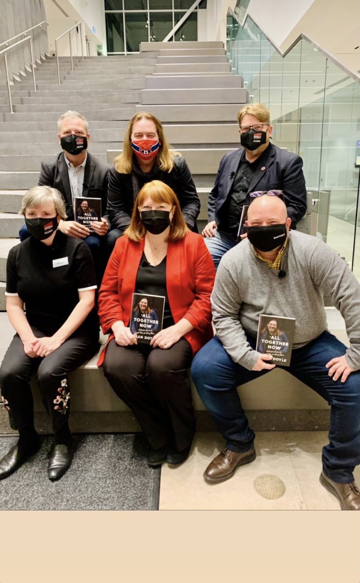justbegemma's tweet photo. All hands had a time last night. Thanks @MemorialUAlumni for a fun event & congrats to our buddy @alanthomasdoyle on the release of his new book #AllTogetherNow. Go buy it!
📸 Maureen @ENNISmusic
@perrychafe, @brendaoreilly, @SeanPanting, @LisaBrowneNL
#FineCrowd #Wicked 👏 https://t.co/3v75vWk4aO