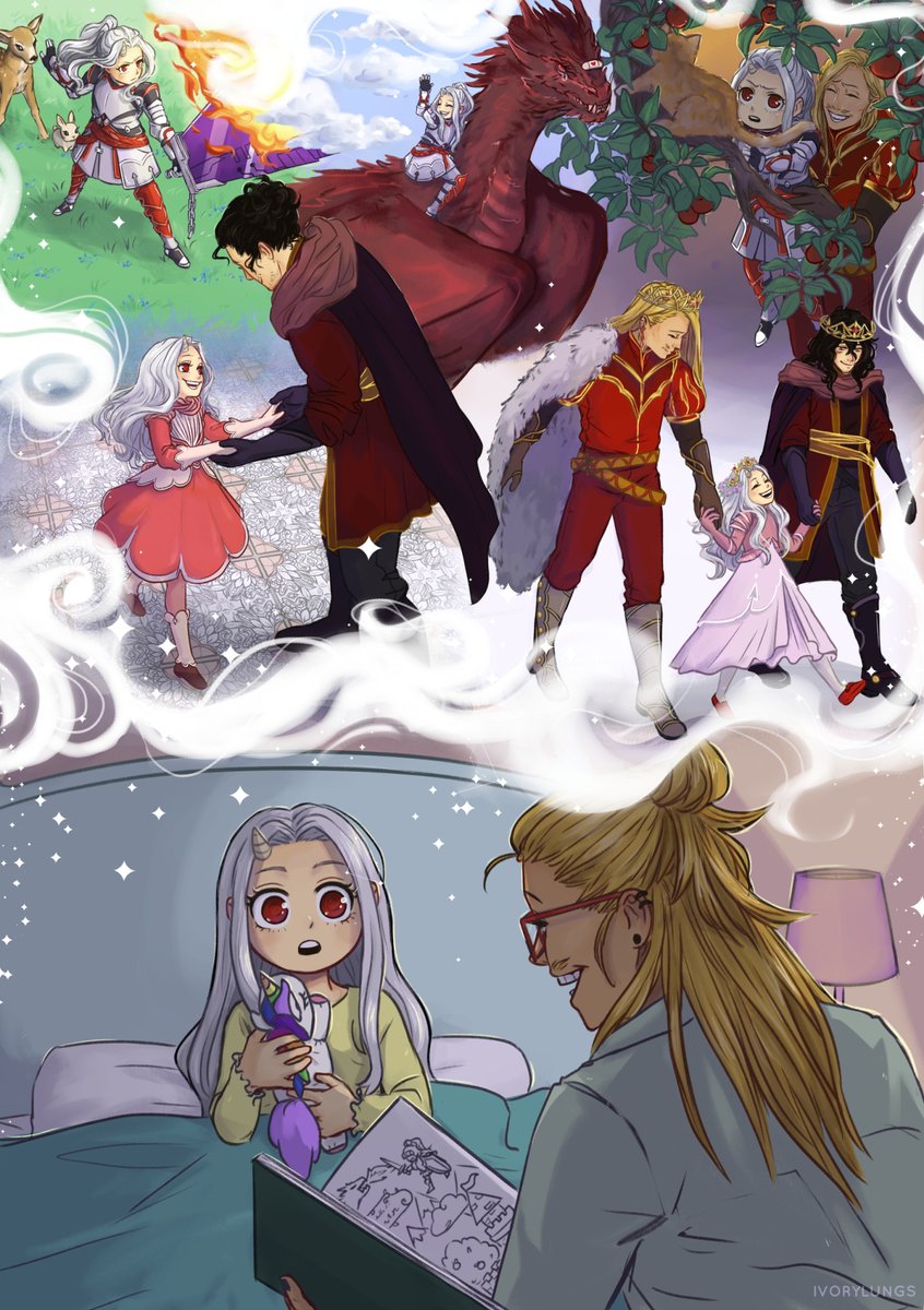 Yay I can finally share my piece made for the <a href="/EriZine/">🍎APPLES AND UNICORNS ZINE🦄 | FINISHED</a>❤️💜💖