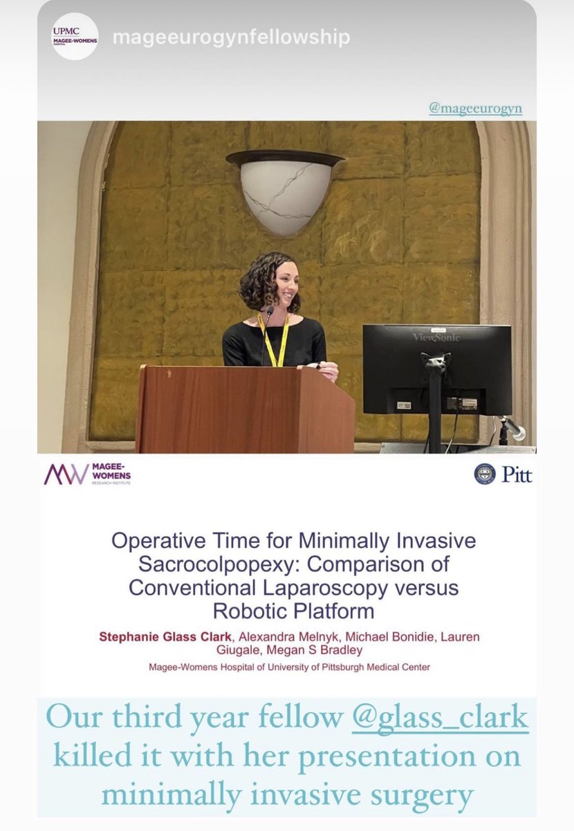 MageeUroGyn's tweet image. Our fellows prepared and delivering important scientific talks today @FPMRS #PFDweek21 

@bradleyms @DrLaurenG @HalinaZyczynski @MGuirguisMD @dralimelnyk @PMoalli