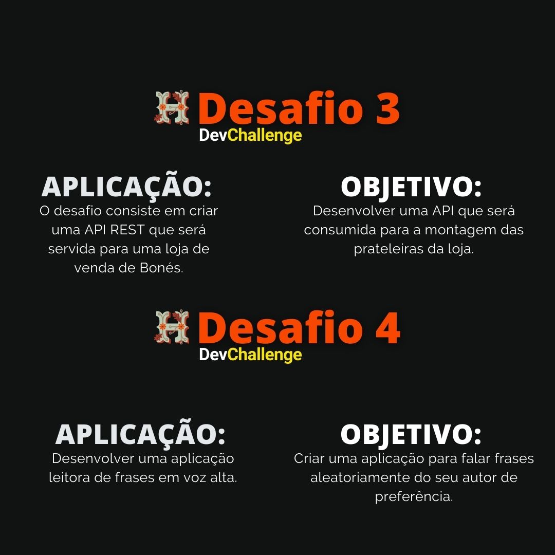 dev_challenge's tweet image. (Atualizados) Desafios Liberados👨💻🚀😎
.
.
Aproveite até o dia 30/10 para resolver os desafios do DevChallenge Hacktoberfest 🥳
.
.
#hacktoberfest2021 #hacktoberfest #devchallenge #challenge #frontend #backend #mobile #opensource