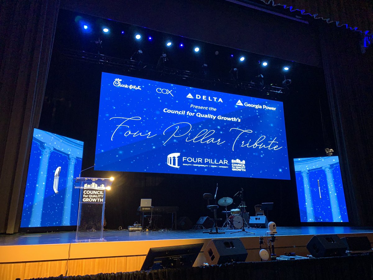 QualityGrowth's tweet photo. The #FourPillar Tribute honoring Ambassador Andrew Young will begin soon. Tune in to watch the live stream at 7:00 pm at https://t.co/XBbkFm4dZ1 https://t.co/QzSaBVabVe