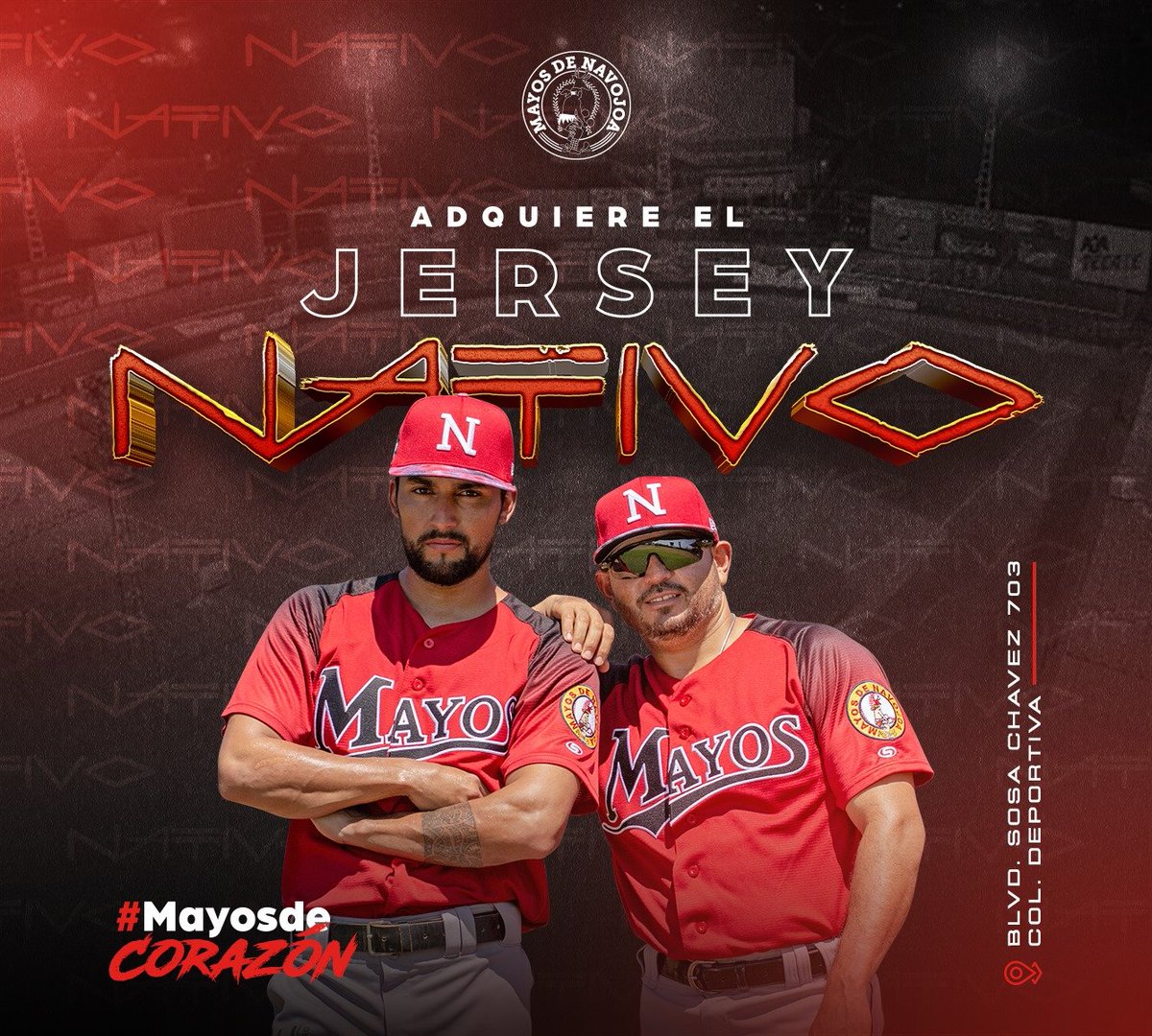 OficialMayos's tweet photo. Luce tu Jersey Nativo 🏹
#PoderMayo 🔥
Blvd. Sosa Chávez 703 col. Deportiva https://t.co/xsRcDv0Dhx