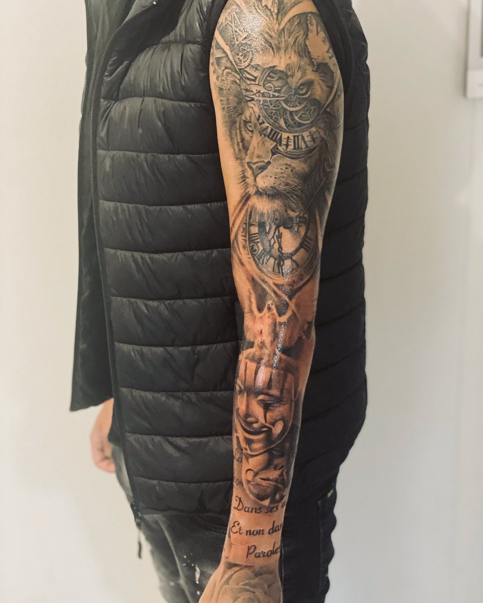 teddycerson's tweet photo. Tattoo by Teddy Black https://t.co/7XwBmWuQuq
