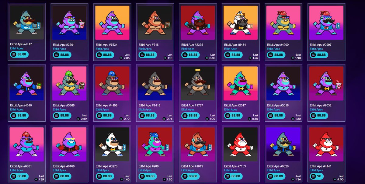 #88.88SOLAPES COMING <a href="/SolanartNFT/">Solanart - Instant Loans Now Live</a> #NFT #NFTS #SOLANANFT #EITBITAPES <a href="/apeXit_finance/">ApeXit Finance</a>