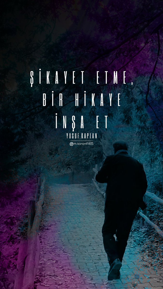 Şikâyet etme, bir hikâye inşa et!