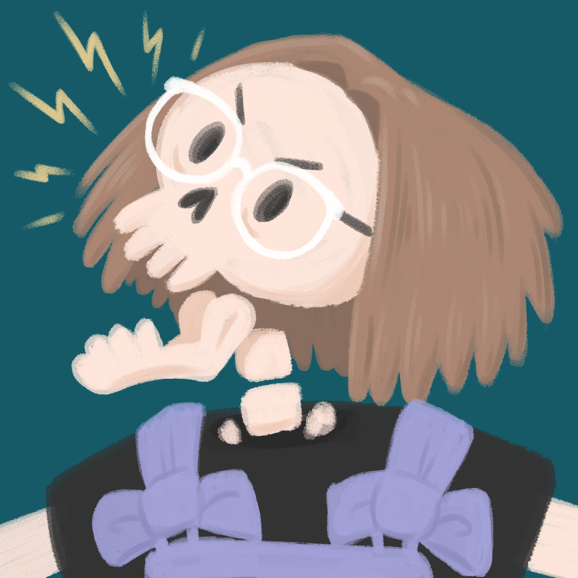 RaenbowFrog's tweet photo. A bit late but I made myself a spooky profile pic 💀 https://t.co/sLKJpyOrgn