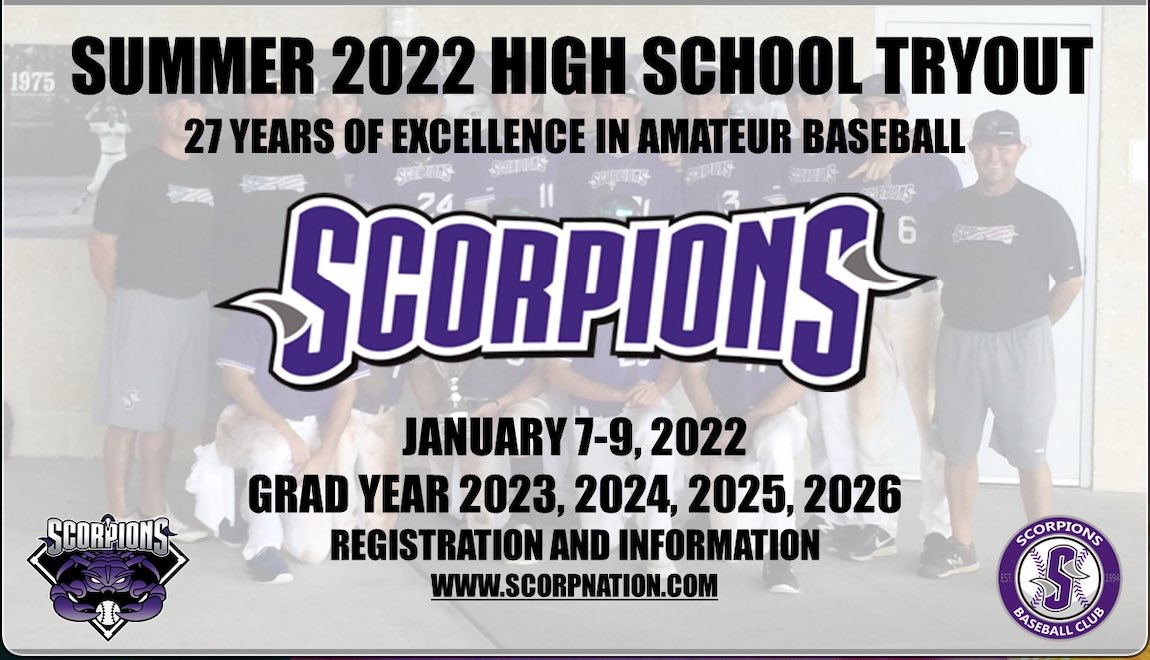 The Summer of 22’ is coming.  You can register at scorpnation.com