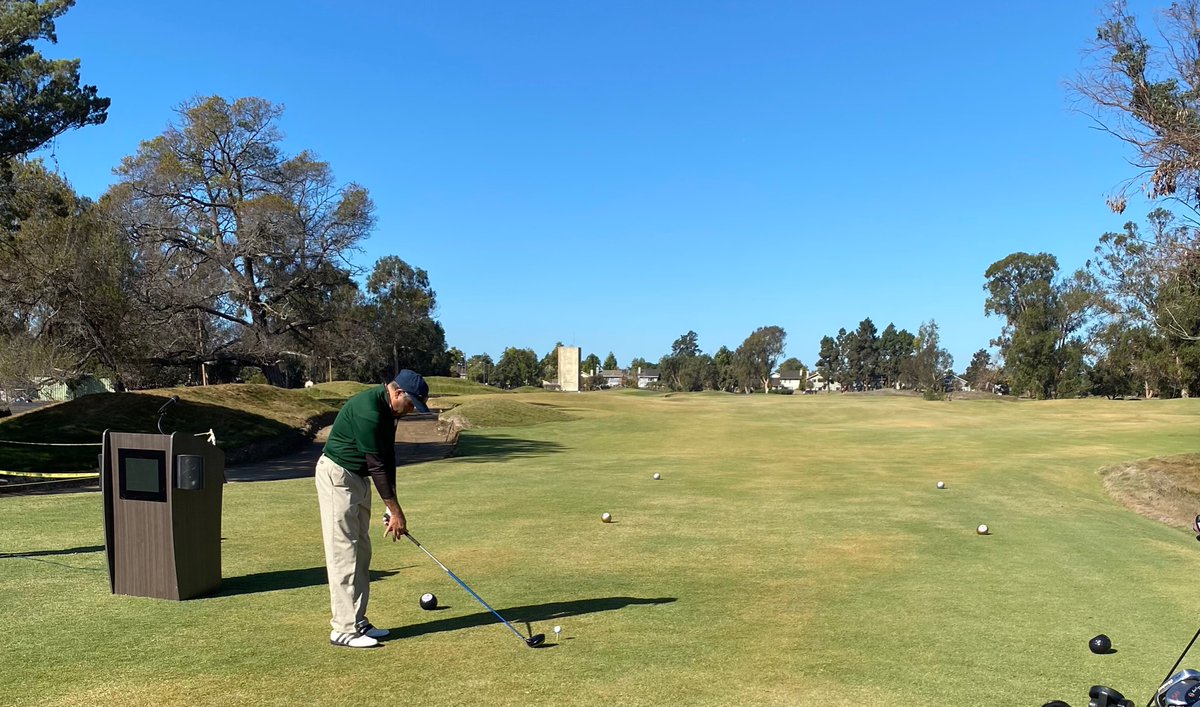 Congrats to @coricapark on opening day on nine holes of the North Course.  My man, Vinny Paul (Supt) on the tee!  Miss the people that all contributed to the development of the project as well as the community of Alameda