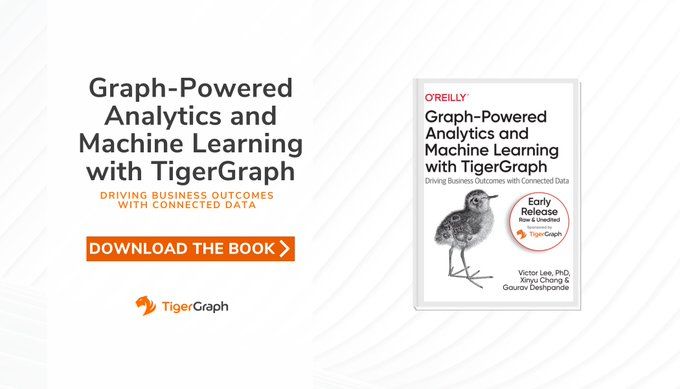 EvanKirstel's tweet image. Two new chapters have been added to the O'Reilly Media Book.
📖 Connect and Explore Data
📖 See Your Customers and Business Better: 360 Graphs
Download from @TigerGraphDB: hubs.li/H0Zf1Hw0
#graphanalytics #relationalDB #graphDB #innovation #ML #AI #BI #bigdata