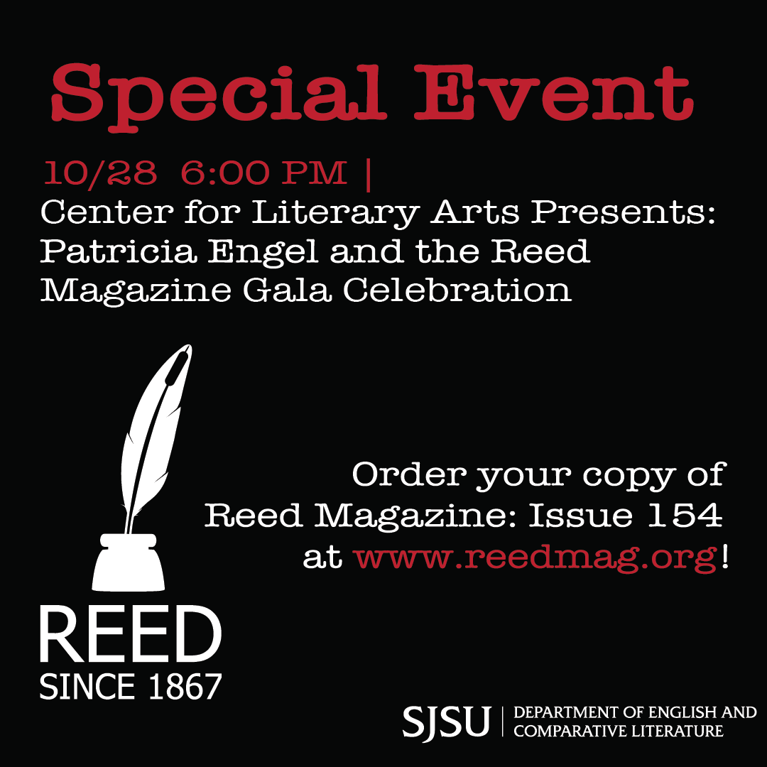 Come learn about SJSU's dual-genre MFA program, offering degrees in Creative Nonfiction, Fiction, Poetry, and Scriptwriting. Prospective MFA applicants urged to attend Creative Writing Week, October 25 - 29, 2021

#creativewriting #sjsu #english #mfa