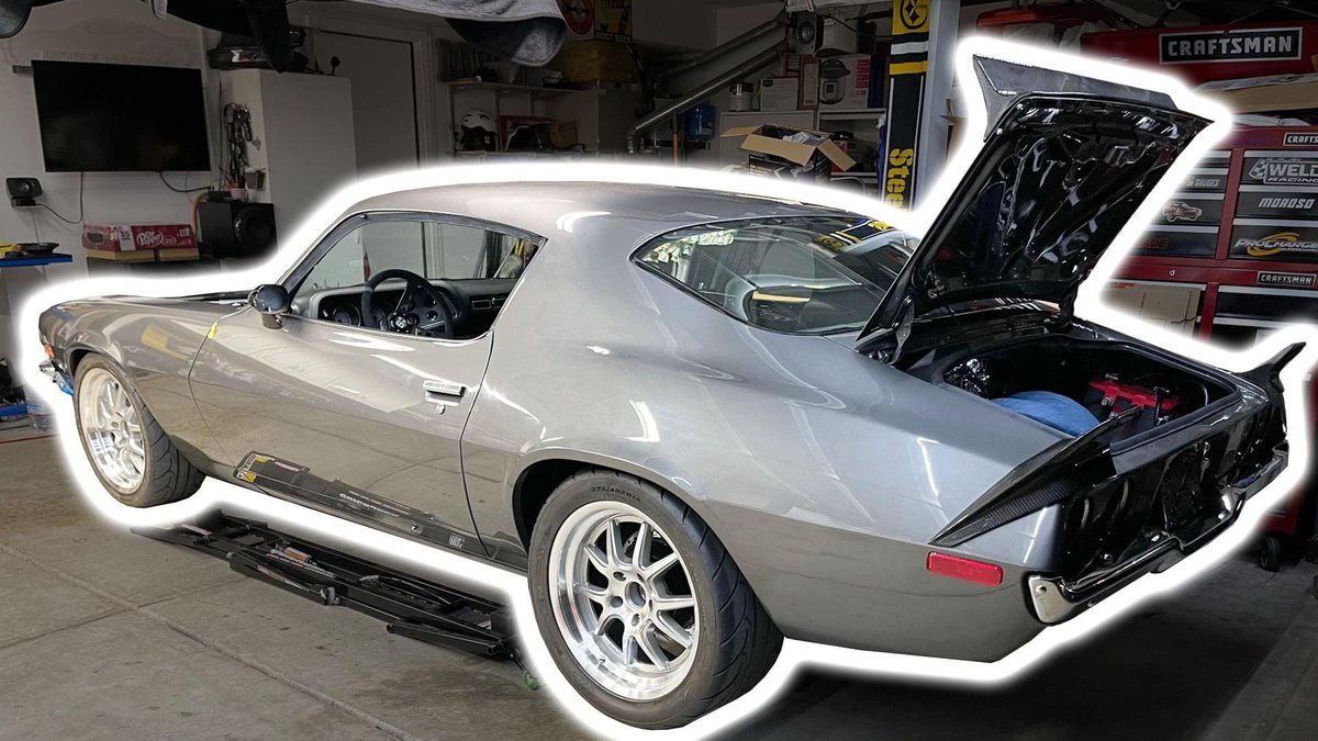 sledgehammer70's tweet photo. Final adjustments and the 1971 Camaro #LethalClassic's FIRST DRIVE in 20+ YEARS!

Tune in: https://t.co/DMejBdb1c2 https://t.co/HvU5rtf6a1