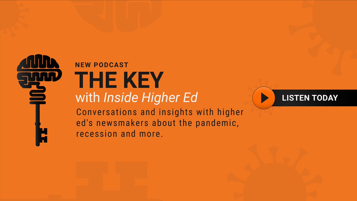 insidehighered's tweet photo. Listen to a New Episode of The Key Podcast | Ep. 63: We Are All Data People: Amelia Parnell explains how all faculty and staff members can contribute to important campus conversations with data and information at their core. https://t.co/vP98tFAeEW https://t.co/t4fmrgpWJr