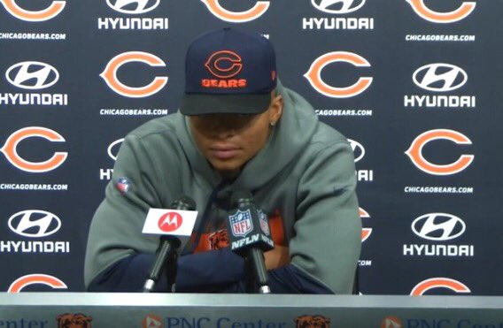Bearsfannation_'s tweet photo. This is the face of a man who is on a mission and he won't let anything stand in his way. https://t.co/PPOMWTw4QP