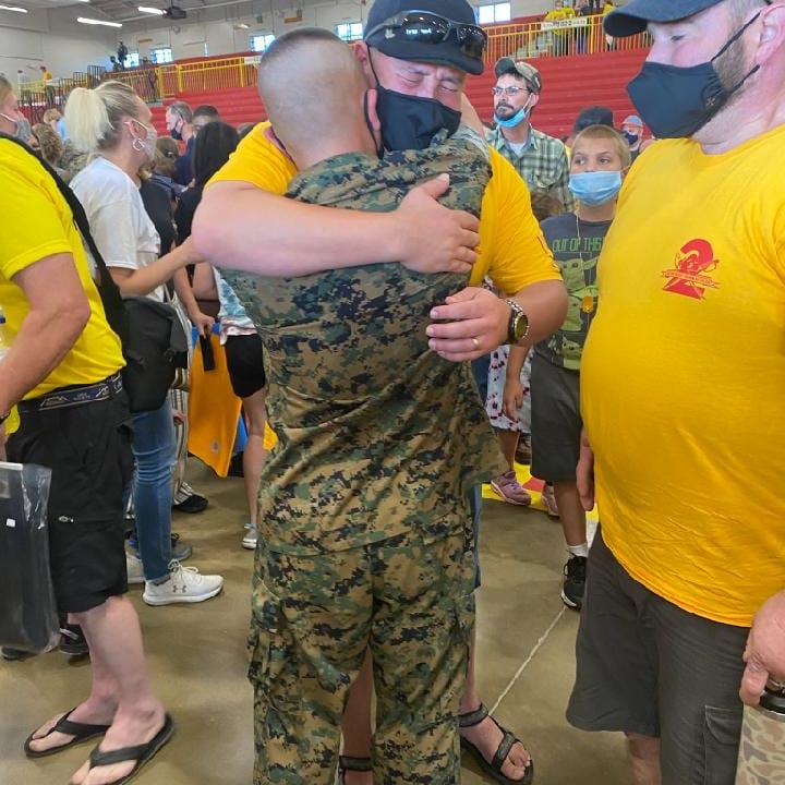 My nephew.  Congratulations Marine. I couldn't be more proud of you!