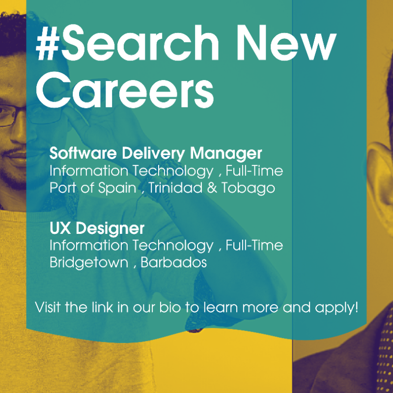 findyellonow's tweet photo. Back at your fingertips with some new #CareerOpportunities.
Weβre #searching for digital unicorns across the #Caribbean to join our dynamic team. π¦
Click the link below to #discover some amazing opportunities today!
#WeKnowLocal #DiscoverLocal #YelloMedia #Careers
