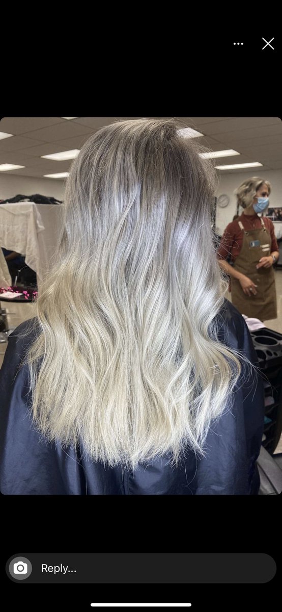 Fore_CHSCosmo's tweet photo. Beautiful platinum blonde by seniors Cadence and Rachael! https://t.co/W4HkNx61U3