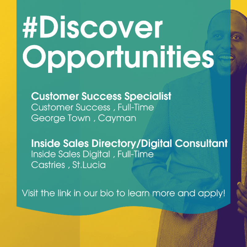 findyellonow's tweet photo. Back at your fingertips with some new #CareerOpportunities.
Weβre #searching for digital unicorns across the #Caribbean to join our dynamic team. π¦
Click the link below to #discover some amazing opportunities today!
#WeKnowLocal #DiscoverLocal #YelloMedia #Careers