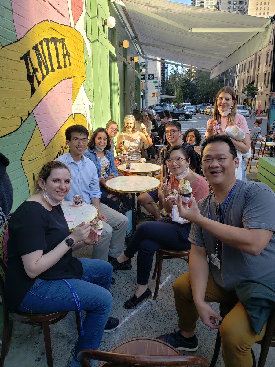 Happy #NationalDessertDay! Can you guess what is our favorite dessert? 😉🍦🍨🍦
La Mamma del Gelato <a href="/AnitaGelato/">Anita Gelato</a> NYC!

Enjoying the warm day with <a href="/UshmaNeill/">Dr. Ushma Neill</a>, <a href="/MSKPDA/">MSKPDA</a> &amp; some of our "flaunt your #MSKPostdoc T-shirt" winners:@ricocardy <a href="/jules_stef/">Julia S. Brunner</a> <a href="/SebastianChung0/">Sebastian Chung</a> <a href="/MalvikaSharma06/">Malvika Sharma</a>
