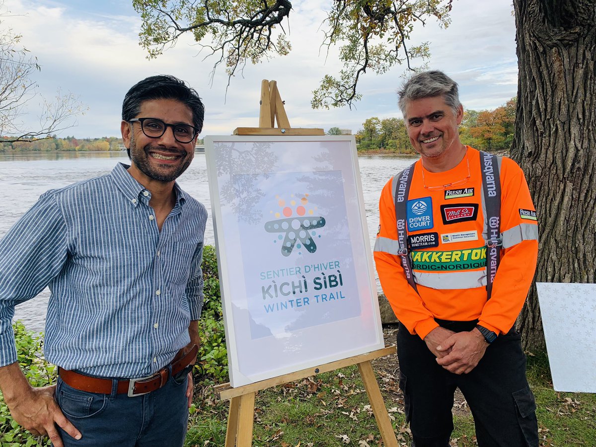 Reconciliation and inclusion go together.

Thanks to the community for renaming the winter trail along the #OttawaRiver to “Kichi Sibi.”

See you at <a href="/KichiSibiWT/">Kichi Sibi Winter Trail</a> in #OttawaCentre very soon!