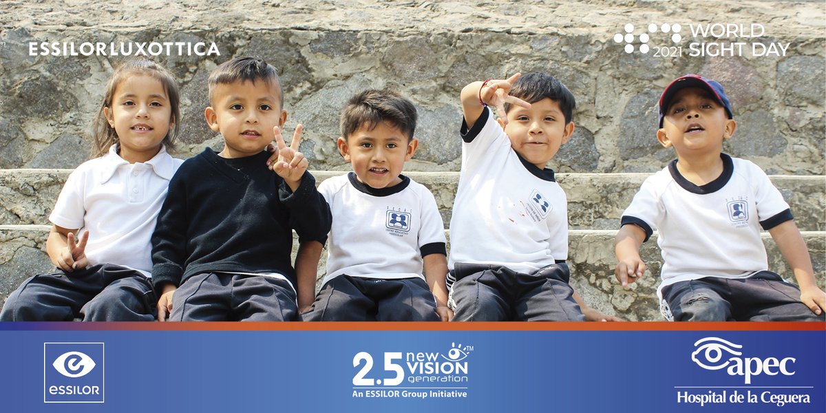 Celebra el #WorldSightDay2021 con <a href="/PAUTAAC/">PAUTA</a> y <a href="/HospitalApec/">APEC Hospital de la Ceguera</a>. 👓

Con el apoyo de EssilorLuxottica, brindarán un examen de la vista y un par de lentes a 3,000 personas de escasos recursos.

¡Sé parte de esta increíble iniciativa! 
👉donadora.org/dmv👈