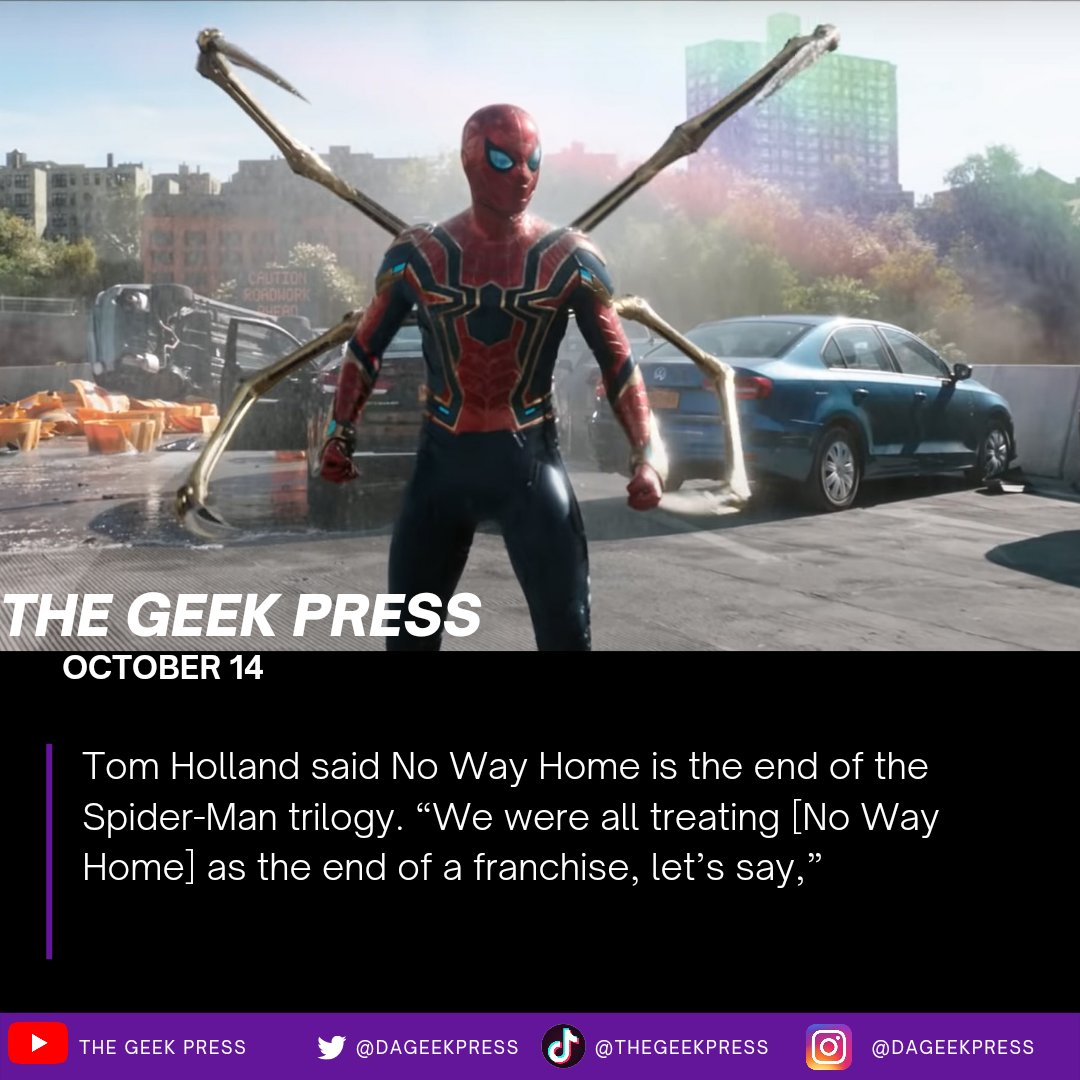 Now this doesn't mean it'll be the end of Tom Holland Spider-Man. But it seems like his solo films are being put to an end for now. Let us know what you think!

#mcu #Marvel #marvelcinematicuniverse #tomholland #Spiderman #spidermannowayhome #Disney #Sony #sonystudios