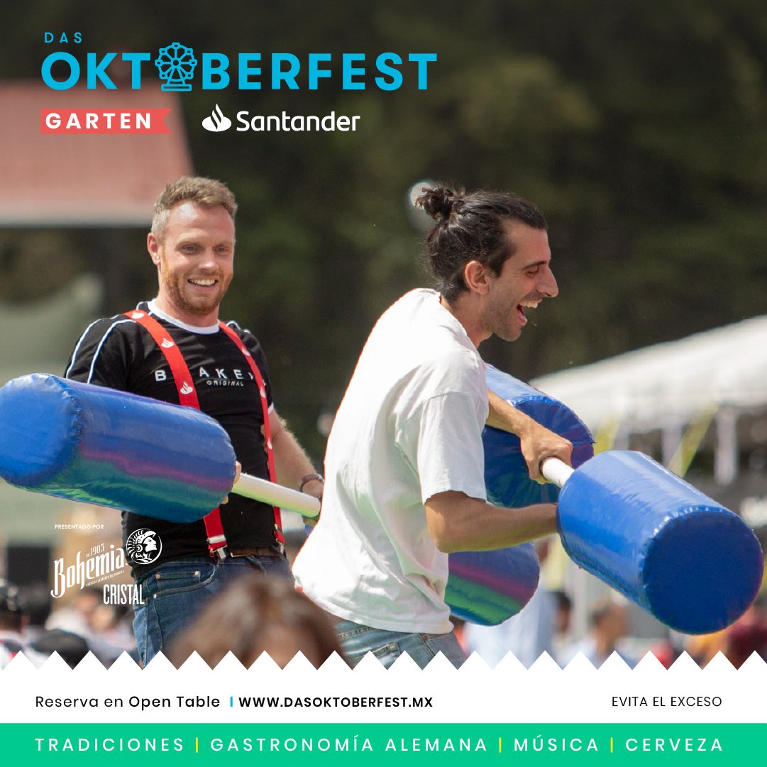 ¡PROST! 🍻
#DasOktoberfestCDMX llega a Restaurante Campo Marte, reserva tu mesa via <a href="/opentablemx/">HOTEL DLUXE</a> 📱 y celebra con tu familia o amigos 🥨🌭🇩🇪