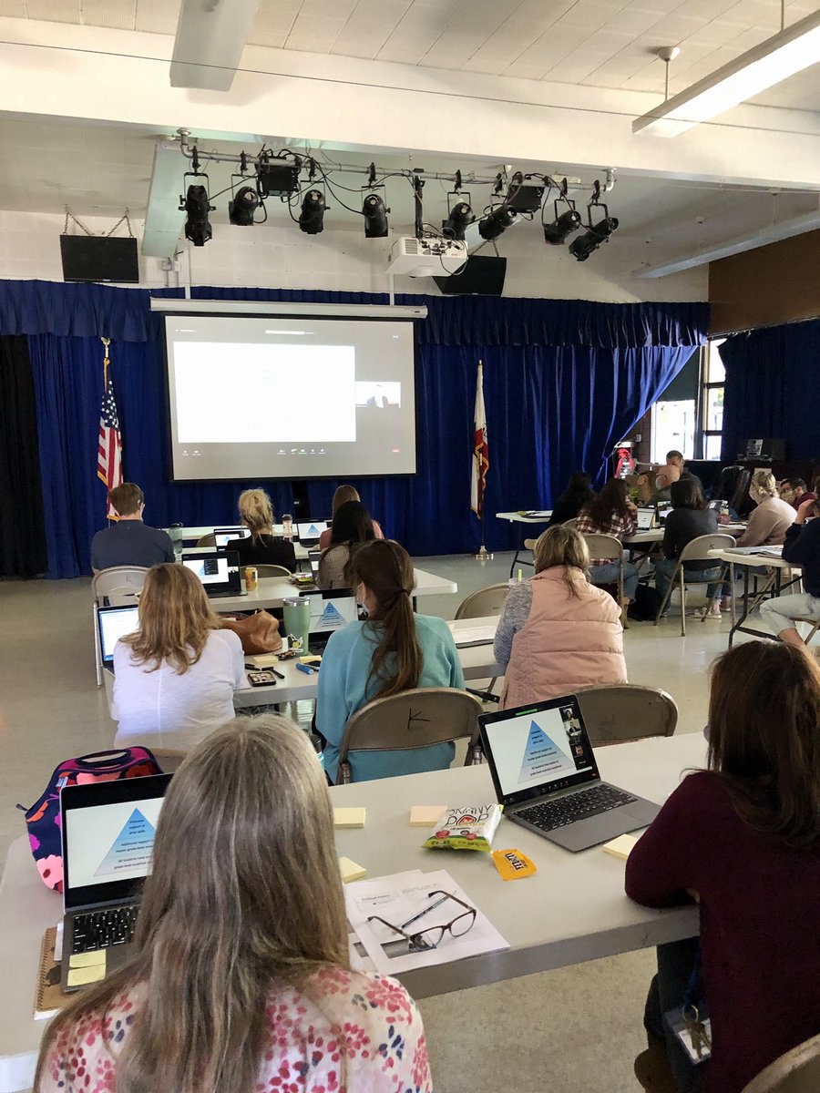 All GUSD teachers took in a fantastic presentation by @mikemattos65 this afternoon. #professionaldevelopment #professionallearningcommunities