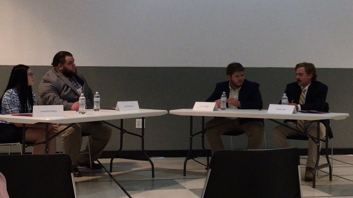 Farm Bureau Collegiate Discussion Meet under way at MSU. Great opportunity for students to learn about current topics farmers face, discuss agriculture and share solutions. #MSUextension