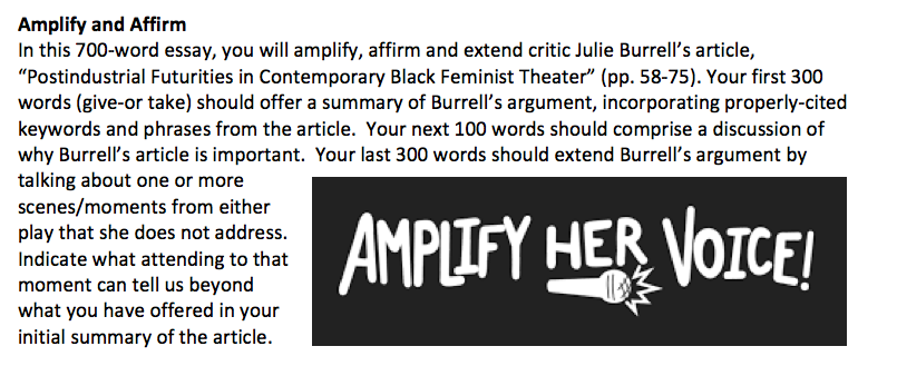 profjbshakes's tweet photo. @profburrell I thought you'd get a kick out of what we're doing next week in my Social Justice Drama course. . . https://t.co/u2xFY0ipUo